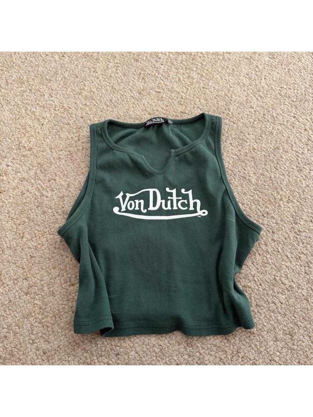 Green Von Dutch tank top